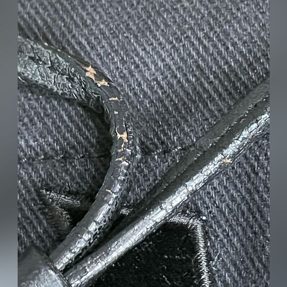 Saint Laurent YSL Kahala Black Canvas Tote - Picture 7 of 9